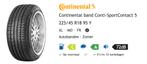 Continental Conti-Sportcontact 225/45 R18 Nieuwstaat!!!!, Ophalen, 18 inch, Gebruikt, Band(en)