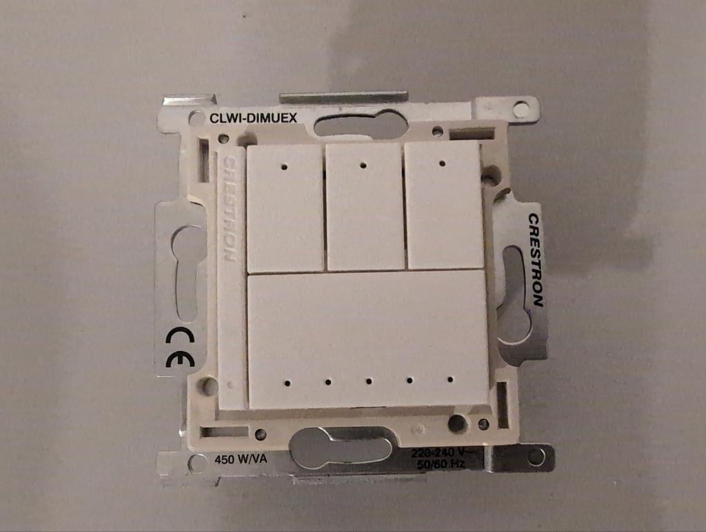 Crestron CLWI-DIMUEX-W Dimmer Schakelaar, Ophalen of Verzenden, Schakelaar