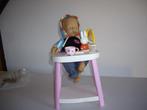 baby pop met poppenstoel, Ophalen of Verzenden, Zo goed als nieuw, Babypop