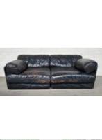 Vintage De Sede Leren Bank, Huis en Inrichting, Banken | Bankstellen, Ophalen, Gebruikt, 150 tot 200 cm, Tweepersoons