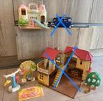 Grote set Sylvanian Families, Kinderen en Baby's, Speelgoed | Poppenhuizen, Ophalen of Verzenden, Zo goed als nieuw, Poppenhuis