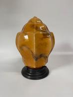 Art deco gemarmerde plafondlamp fraaie vorm jaren dertig, Antiek en Kunst, Antiek | Lampen, Ophalen of Verzenden