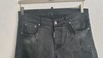 Dsquared2 Jeans W33-W34 Zwart/Grijs Distressed, Kleding | Heren, Dsquared2, Zwart, Ophalen of Verzenden, W33 - W34 (confectie 48/50)