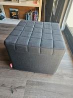 Fatboy hocker poef grijs, eigenlijk geheel nieuw, Ophalen, Zo goed als nieuw, Vierkant