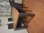 Te koop eettafel met 4 stoelen, Huis en Inrichting, Complete inboedels, Ophalen