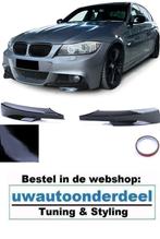 Bmw 3 Serie E90 E91 LCI M Pack Splitters Hoeken Glans Zwart, Auto diversen, Tuning en Styling, Verzenden