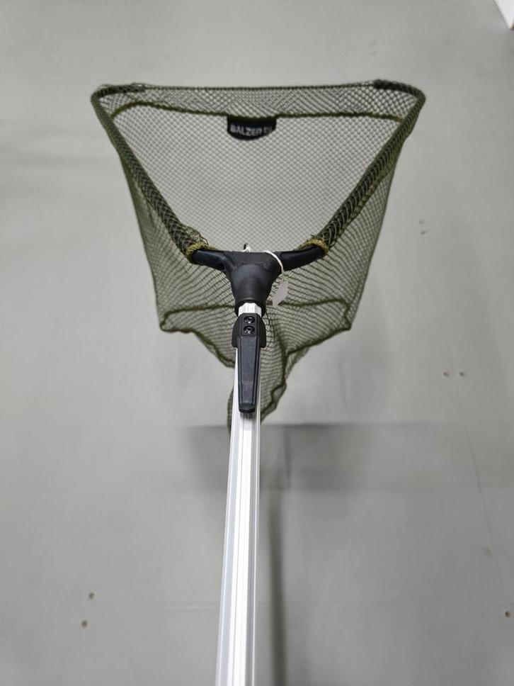 NIEUW Balzer inklapbaar schepnet 70x70 + trapl.uitschb.steel, Watersport en Boten, Hengelsport | Algemeen, Nieuw, Net of Fuik