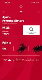 Ajax fortuna ticket f side, Tickets en Kaartjes
