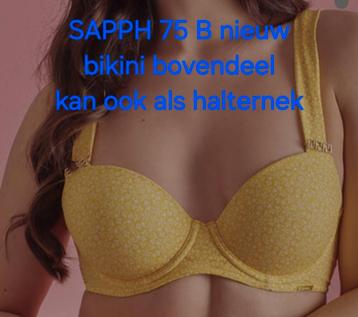 SAPPH  bikini bovendeel mt 75B, NIEUW 