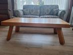 Eiken houten salon tafel, Ophalen, Gebruikt, 100 tot 150 cm, 50 tot 100 cm