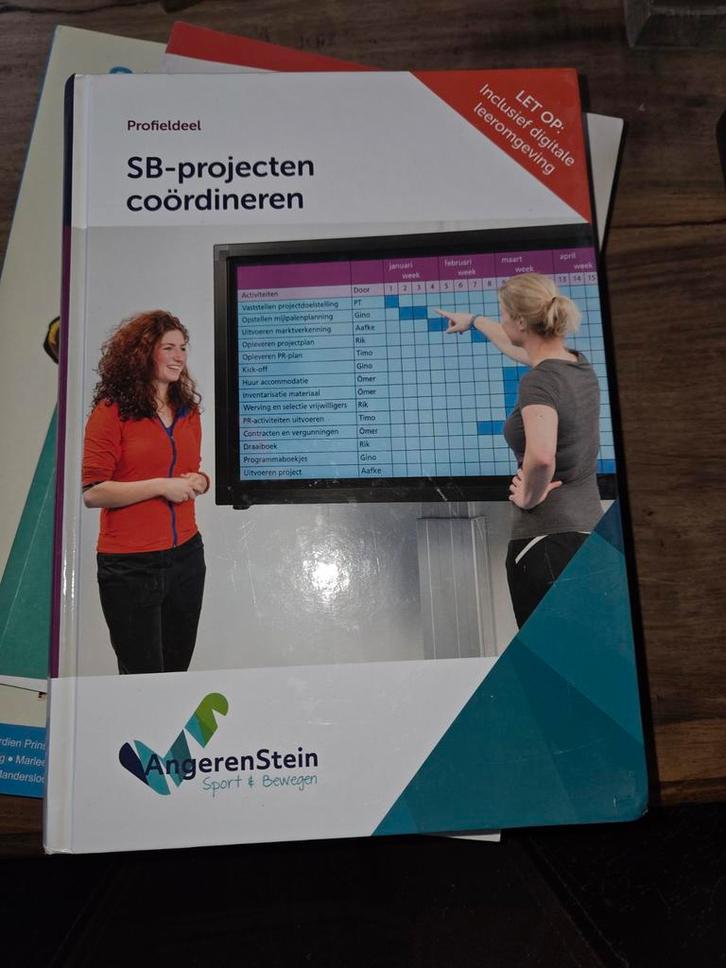 SB-projecten coördineren - Angerenstein, Boeken, Studieboeken en Cursussen, Zo goed als nieuw, MBO, Ophalen of Verzenden