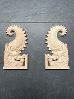 Chinese draak houtsnijwerk ornament set applique console, Huis en Inrichting, Verburgt Vintage, Nieuw, Ophalen of Verzenden, https://verburgtvintage.nl/#contact