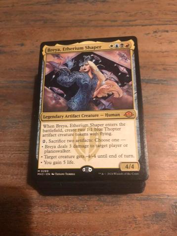Breya mtg commander deck artifacts beschikbaar voor biedingen