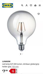 Ikea Lunnom lamp 6X, Ophalen, Zo goed als nieuw, E27 (groot), Led-lamp