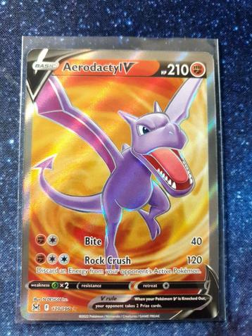 Pokémon kaart Aerodactyl V #179 Lost Origin  beschikbaar voor biedingen