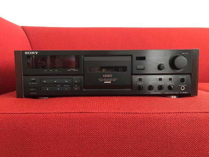 Sony TC-K808ES Cassettedeck, Audio, Tv en Foto, Cassettedecks, Enkel, Sony, Tape counter, Ophalen of Verzenden