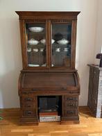 Antieke Engelse secretaire kast met uitschuifbaar bureau, Antiek en Kunst, Antiek | Meubels | Kasten, Ophalen