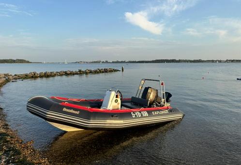 Bombard 500 explorer met 85 PK 2 takt Suzuki, Watersport en Boten, Rubberboten, Gebruikt, Zodiac, Overige materialen, Minder dan 70 pk