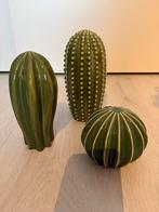 IKEA Själsligt Cactus Beeldjes Set 3 stuks, Huis en Inrichting, Ophalen of Verzenden, Zo goed als nieuw, Overige vormen, Porselein of Keramiek