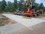 Betonplaten leggen stelconplaten profileren grondwerk
