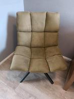 Goossens groene draaiende fauteuil, Huis en Inrichting, Fauteuils, Ophalen, Gebruikt, 75 tot 100 cm, 50 tot 75 cm