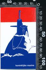 Sticker: Koninklijke Marine (Onderzeeboot - Rood Wit Blauw), Verzamelen, Ophalen of Verzenden, Zo goed als nieuw, Bedrijf of Vereniging