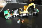 lego city goudmijn graafmachinetransport 4203, Ophalen of Verzenden, Zo goed als nieuw, Complete set, Lego