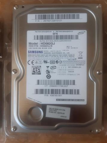 HDD schijven 80Gb beschikbaar voor biedingen
