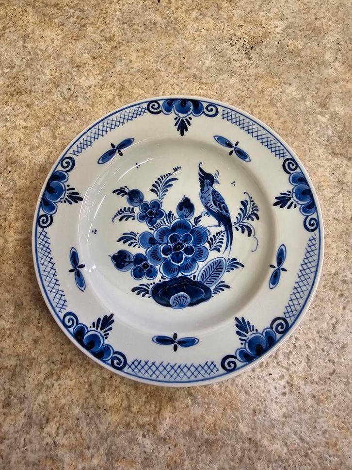 Delfts Blauw Bordje - Zeer Goede Staat, Antiek en Kunst, Antiek | Wandborden en Tegels, Ophalen