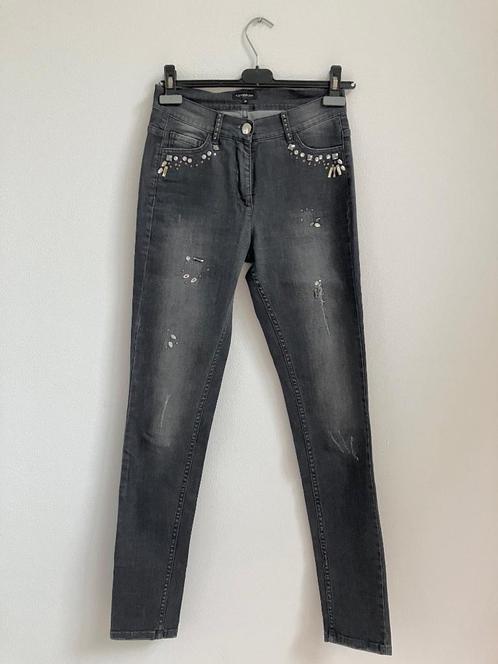 Grijze jeans Caroline Biss - 36, Kleding | Dames, Broeken en Pantalons, Zo goed als nieuw, Maat 36 (S), Grijs, Lang, Ophalen of Verzenden