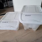 Twee opbergdozen, Doe-het-zelf en Verbouw, Kratten en Dozen, Ophalen, Doos, 60 cm of meer, Minder dan 35 cm