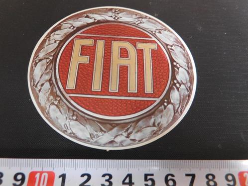 sticker Logo  FIAT *, Verzamelen, Stickers, Zo goed als nieuw, Bedrijf of Vereniging, Ophalen