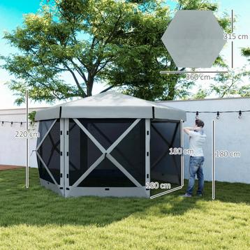 Easyup Paviljoentent Tuin & Camping partytent  beschikbaar voor biedingen