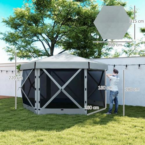 Easyup Paviljoentent Tuin & Camping partytent, Tuin en Terras, Partytenten, Nieuw, Paviljoen, 2 meter of meer, Minder dan 5 meter