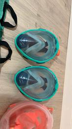 2 snorkelmaskers, Ophalen of Verzenden, Zo goed als nieuw