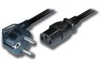 *NIEUW* Stroomkabel - Euro plug naar Schuko C13 - 1.8m Zwart
