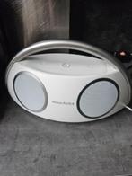 Zgan prachtige witte Harman Kardon Go en Play bluetooth spea, Overige merken, Ophalen of Verzenden, Zo goed als nieuw, 60 tot 120 watt