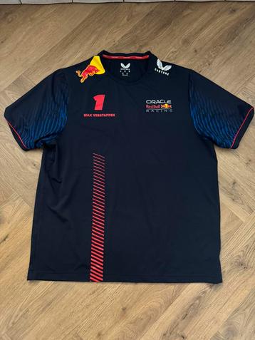 Castore blauw max verstappen f1 formule 1 t-shirt maat 3XL beschikbaar voor biedingen