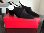 Fashion Line gesloten slingback pumps Zwart maat 38 NIEUW, Ophalen of Verzenden, Nieuw, Zwart