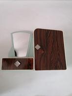 fifties rockabilly wandkastje met spiegel mint groen/formica, Antiek en Kunst, Curiosa en Brocante, Ophalen