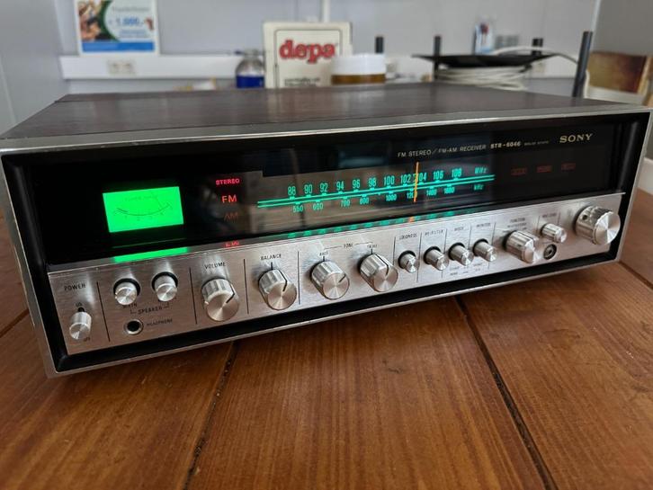 Sony STR-6046 Receiver 1971, Audio, Tv en Foto, Versterkers en Receivers, Refurbished, Stereo, Minder dan 60 watt, Sony, Ophalen of Verzenden