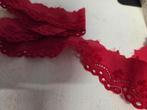 Zolderopruiming-mooi VINTAGE band borduur-1 mtr x 4 cm br, Ophalen of Verzenden, Nieuw, Lint, Band of Elastiek