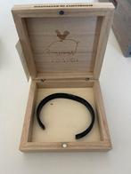 PIG & HEN Cuff armband Navarch 6mm black, Sieraden, Tassen en Uiterlijk, Armbanden, Ophalen of Verzenden, Nieuw, Zwart, Leer