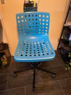 Ikea blauwe bureaustoel, Ophalen, Gebruikt, Blauw, Bureaustoel
