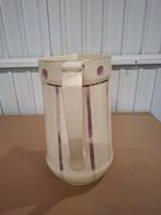 Vintage Lampetkan met rose Strepen en Stippen, Antiek en Kunst, Antiek | Keramiek en Aardewerk, Ophalen of Verzenden