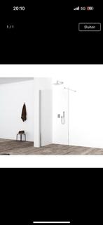 Eco inloopdouche nano helder glas/chroom, Huis en Inrichting, Ophalen of Verzenden, Zo goed als nieuw