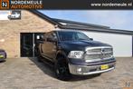 Dodge RAM 5.7 V8 4x4 CrewCab Big Horn Laramie, Leder, Navi, Auto's, Bestelauto's, 145 pk, Stoelverwarming, Zwart, Origineel Nederlands