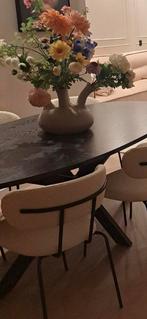 Eettafel + eetstoelen, Huis en Inrichting, Tafels | Eettafels, Ophalen, Zo goed als nieuw