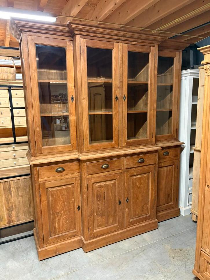 Teakhouten buffetkast - wandkast - direct leverbaar!, Huis en Inrichting, Kasten | Wandmeubels, Nieuw, 200 cm of meer, 150 tot 200 cm