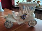 Antieke porseleinen spaarpot auto/koets 1930-1950, Ophalen of Verzenden